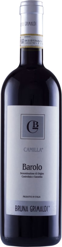 Bruna Grimaldi Camilla Barolo 2014 Front Bottle Shot