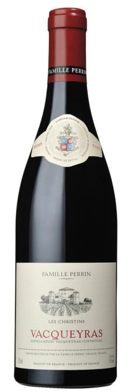 Famille Perrin Vacqueyras Les Christins 2015 Front Bottle Shot