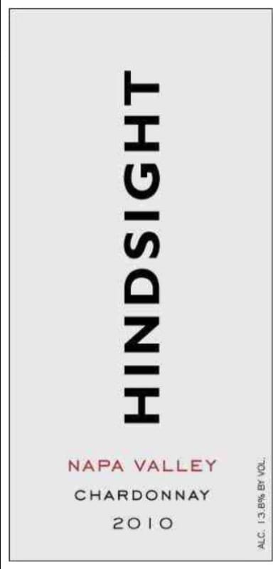 Hindsight Wines Chardonnay 2010 Front Label