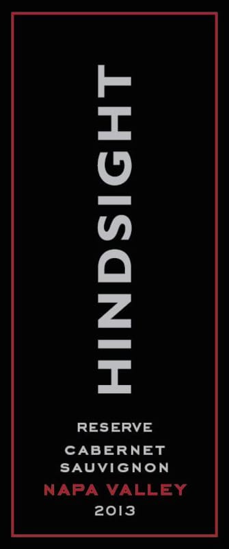 Hindsight Wines Reserve Cabernet Sauvignon 2013 Front Label