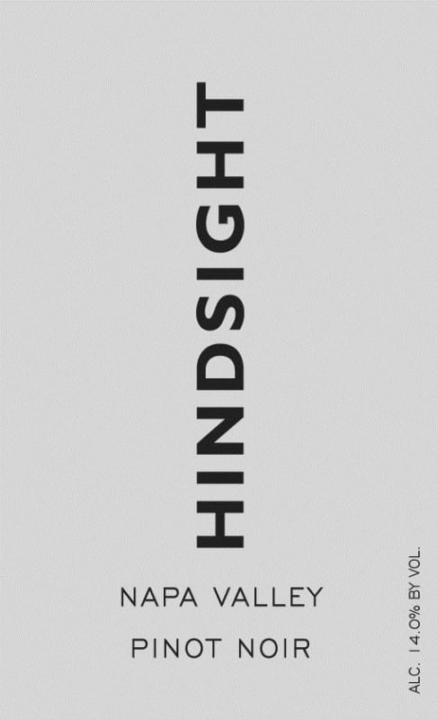 Hindsight Wines Pinot Noir 2011 Front Label