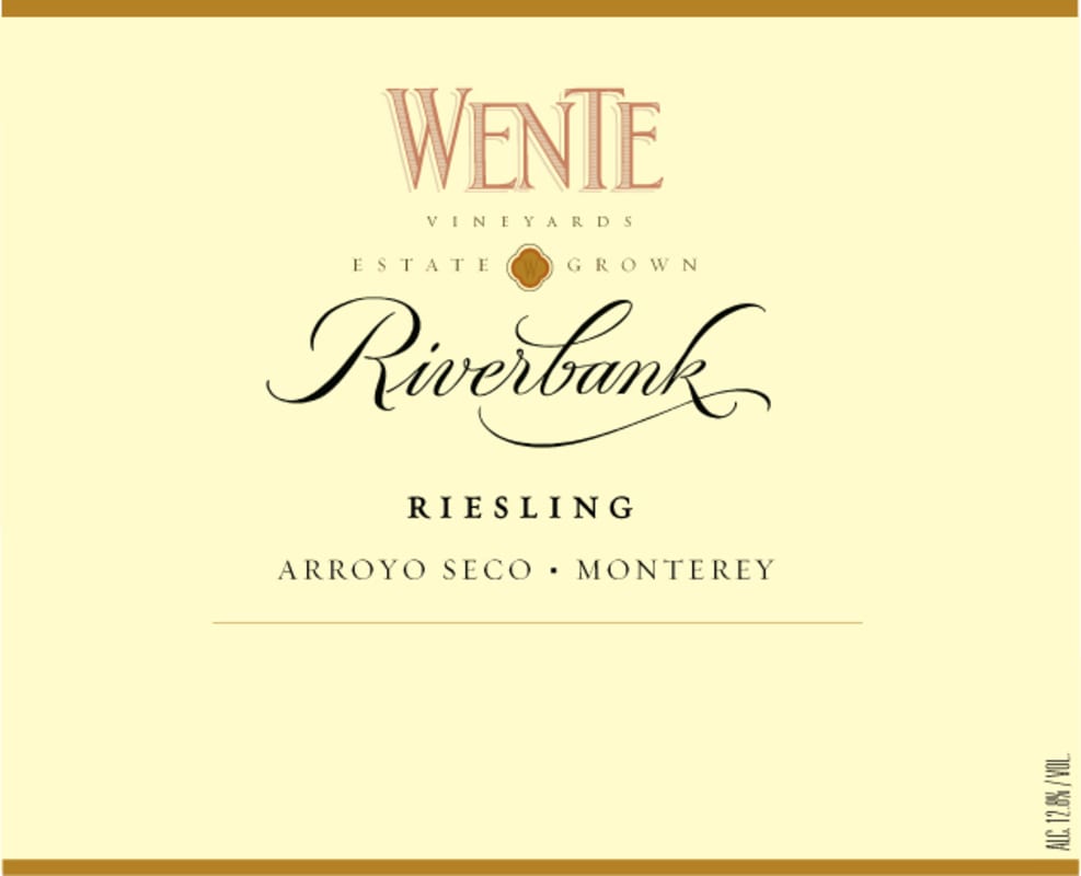Wente Riverbank Riesling 2007 Front Label
