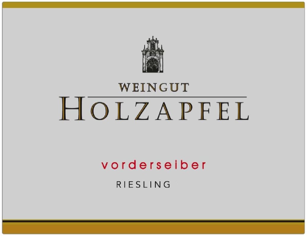 Weingut Holzapfel Vorderseiber Smaragd Riesling 2014 Front Label