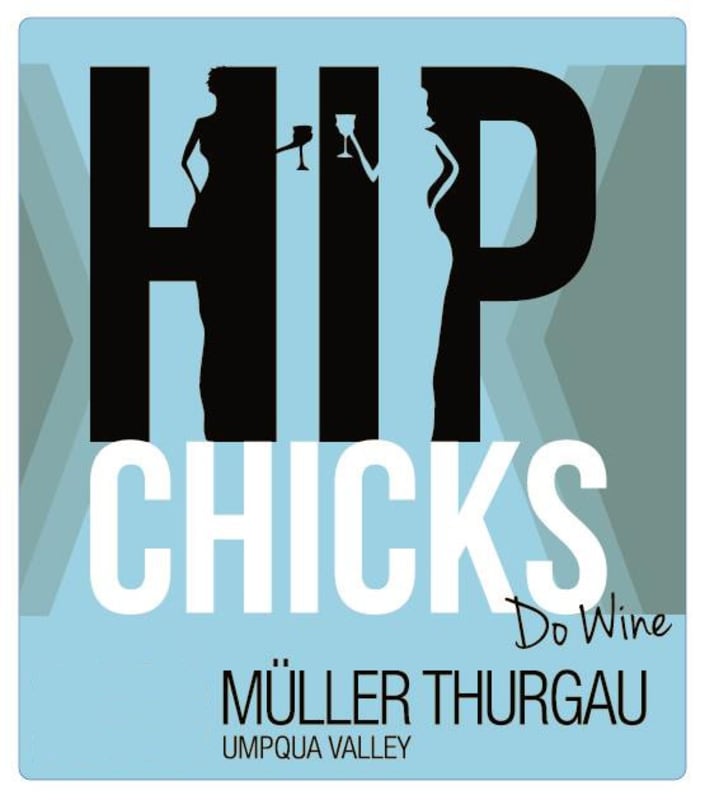 Hip Chicks do Wine Muller Thurgau 2014 Front Label