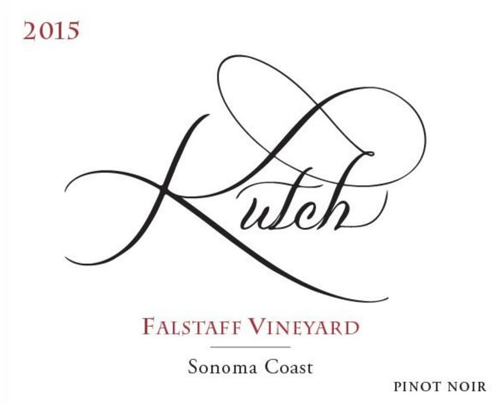 Kutch Wines Falstaff Vineyard Pinot Noir 2015 Front Label