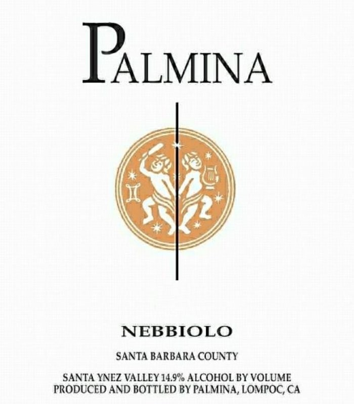 Palmina Santa Barbara County Nebbiolo 2007 Front Label