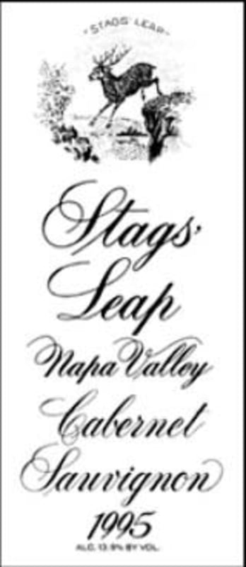 Stags' Leap Winery Cabernet Sauvignon 1996 Front Label