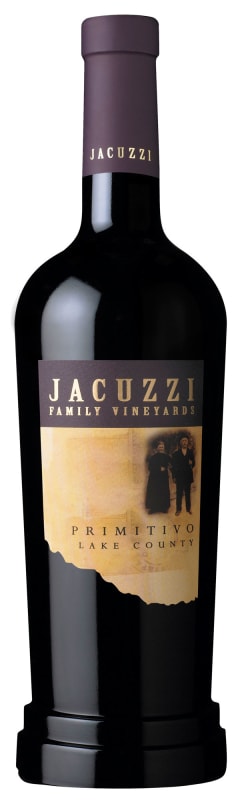 Jacuzzi Primitivo 2016 Front Bottle Shot