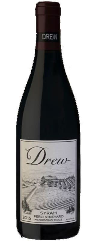 Drew Mendocino Ridge Perli Vineyard Syrah 2015 Front Bottle Shot