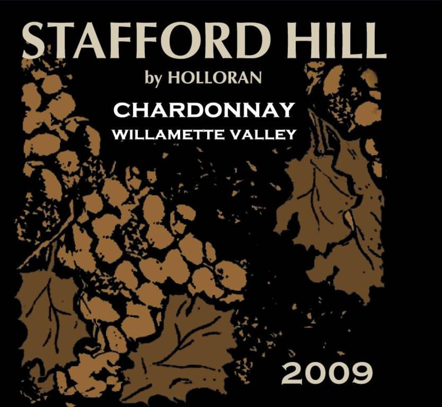 Holloran Vineyard Wines Stafford Hill Chardonnay 2009 Front Label