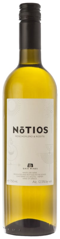 Gaia Notios White 2017 Front Bottle Shot