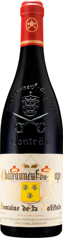 Domaine de la Solitude Chateauneuf-du-Pape 2015 Front Bottle Shot
