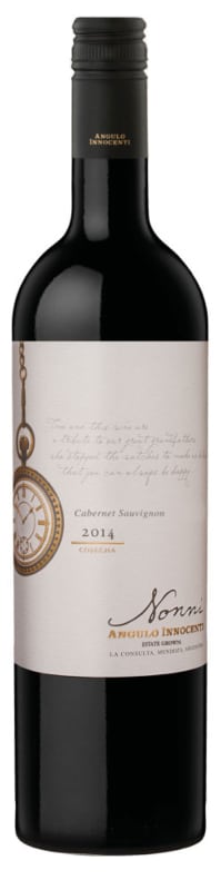 Angulo Innocenti Nonni Cabernet Sauvignon 2014 Front Bottle Shot