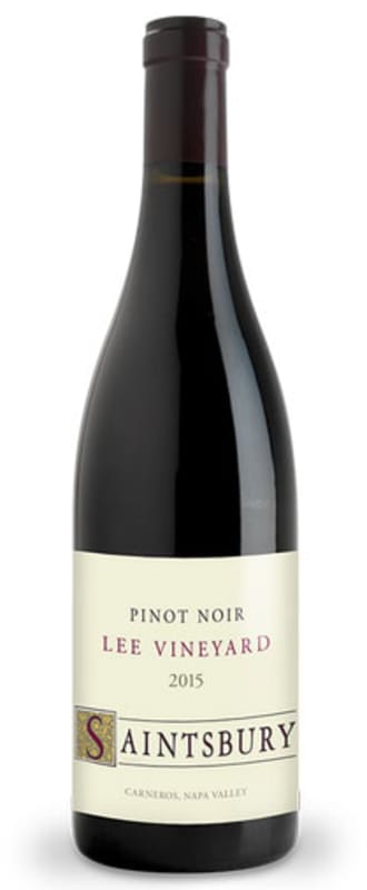 Saintsbury Lee Vineyard Carneros Pinot Noir 2015 Front Bottle Shot
