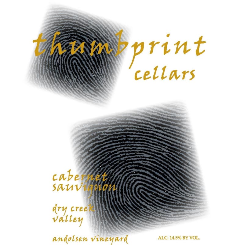 Thumbprint Cellars Andolsen Vineyard Cabernet Sauvignon 2005 Front Label