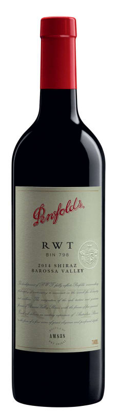 Penfolds RWT Shiraz 2014 Front Bottle Shot