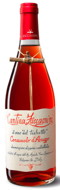 Zaccagnini Cerasuolo d'Abruzzo Rose 2016 Front Bottle Shot