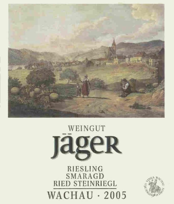 Weingut Jaeger Austria Ried Steinriegl Smaragd Riesling 2005 Front Label