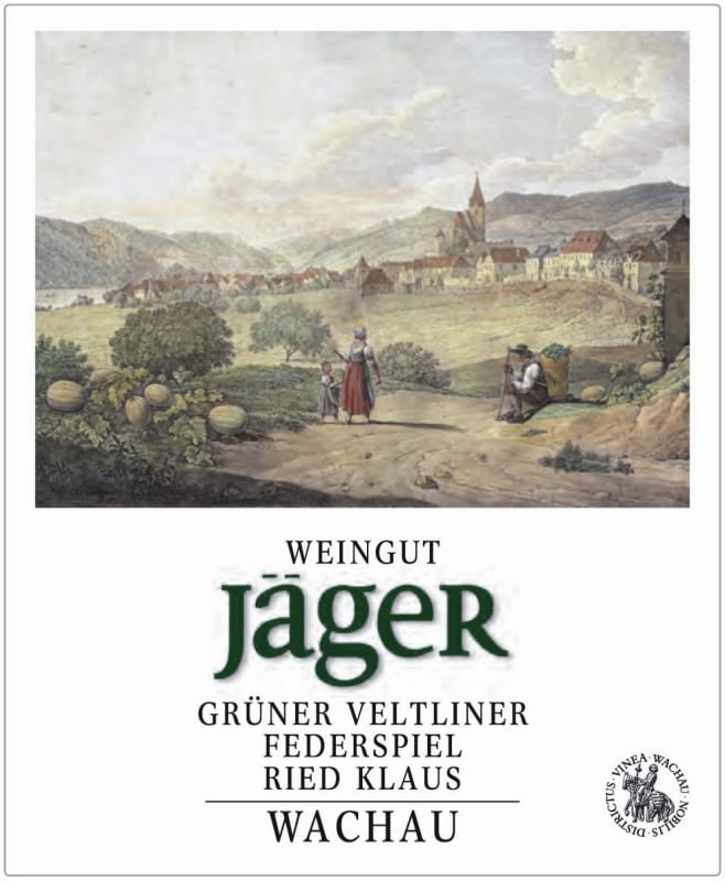 Weingut Jaeger Austria Ried Klaus Federspiel Gruner Veltliner 2013 Front Label