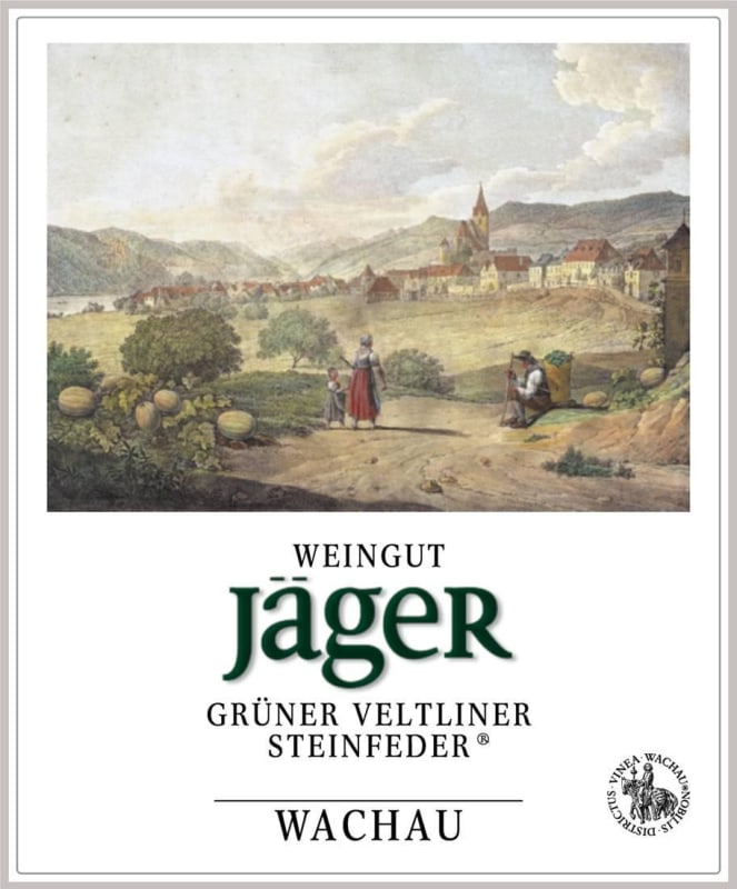 Weingut Jaeger Austria Steinfeder Gruner Veltliner 2013 Front Label