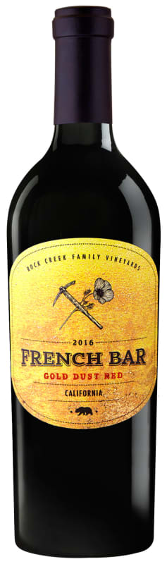French Bar Gold Dust Red Blend 2016 Front Bottle Shot