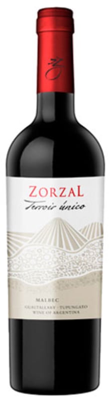 Zorzal Terroir Unico Malbec 2017 Front Bottle Shot