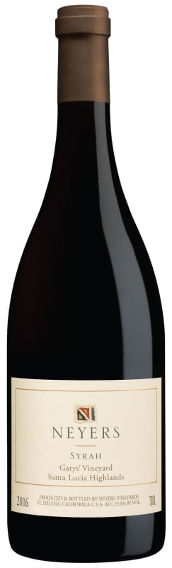 Neyers Garys' Vineyard Syrah 2016 Front Bottle Shot