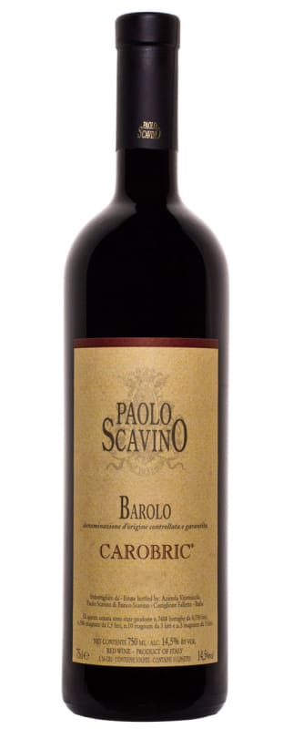 Paolo Scavino Barolo Carobric 2014 Front Bottle Shot