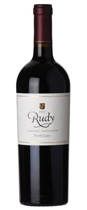 Rudy North Coast Cabernet Sauvignon 2015 Front Bottle Shot