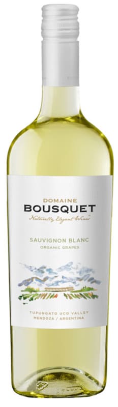 Domaine Bousquet Organic Sauvignon Blanc 2017 Front Bottle Shot