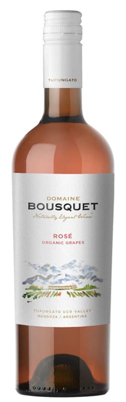 Domaine Bousquet Organic Rose 2017 Front Bottle Shot