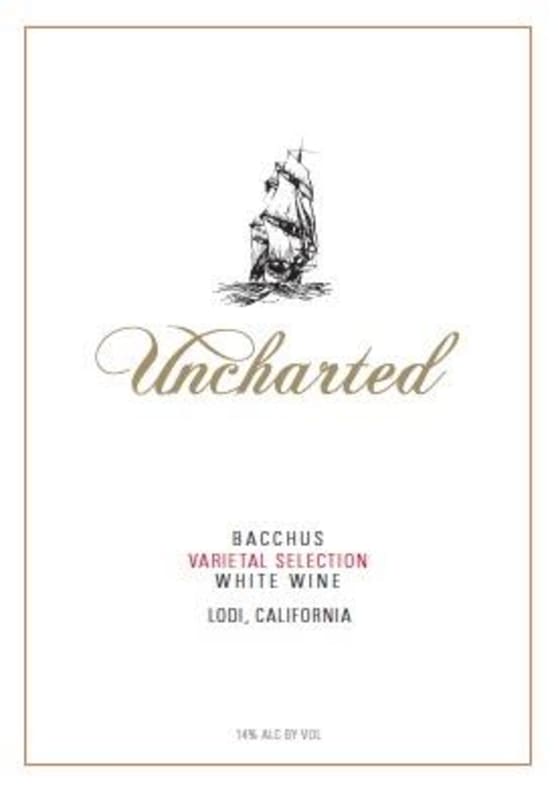 Holman Cellars Uncharted Bacchus 2015 Front Label