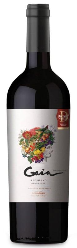 Domaine Bousquet Gaia Organic Red Blend 2015 Front Bottle Shot