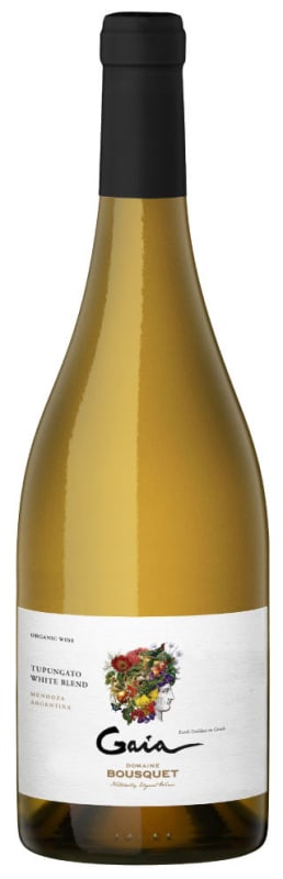 Domaine Bousquet Gaia Organic White Blend 2017 Front Bottle Shot