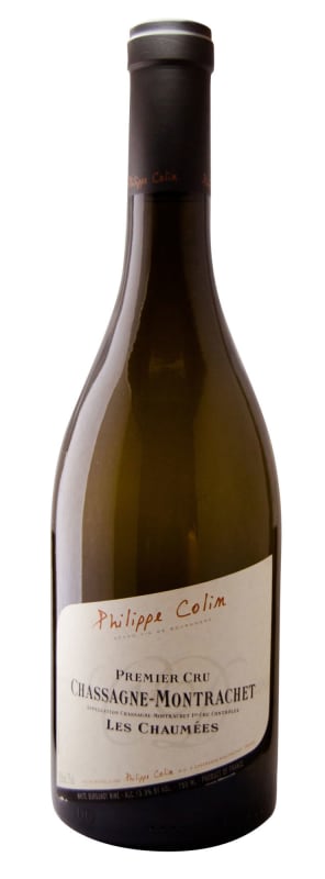 Philippe Colin Chassagne-Montrachet Les Chaumees Premier Cru 2016 Front Bottle Shot