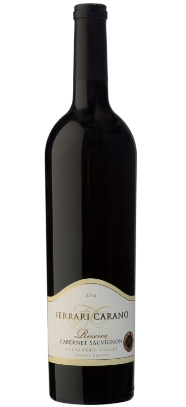 Ferrari-Carano Reserve Cabernet Sauvignon 2014 Front Bottle Shot
