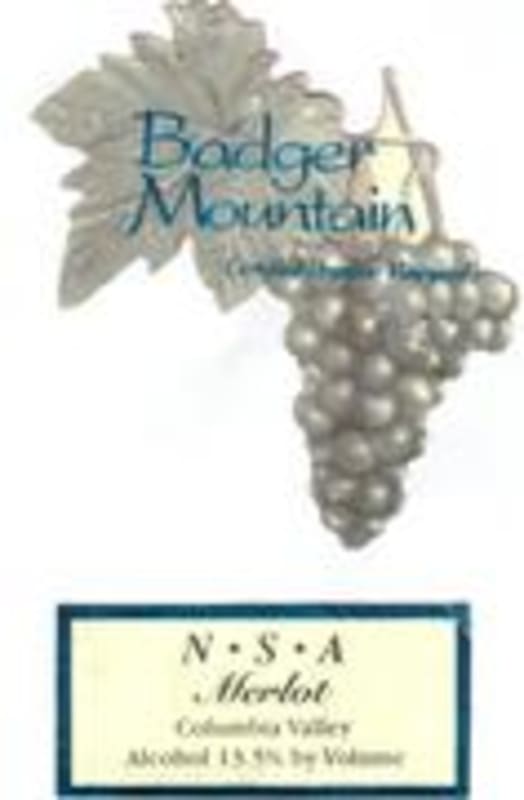 Badger Mountain Merlot 1999 Front Label