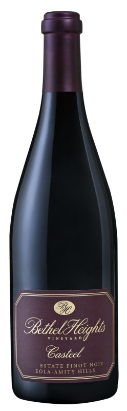 Bethel Heights Casteel Pinot Noir 2015 Front Bottle Shot