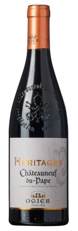 Ogier Heritages Chateauneuf-du-Pape 2015 Front Bottle Shot