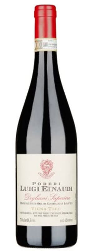 Luigi Einaudi Dolcetto di Dogliani Vigna Tecc 2016 Front Bottle Shot