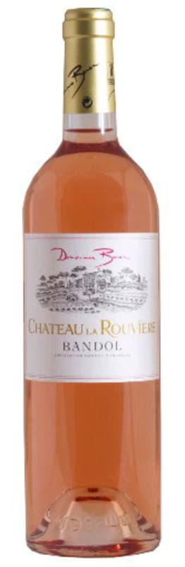 Domaines Bunan Chateau La Rouviere Bandol Rose 2016 Front Bottle Shot