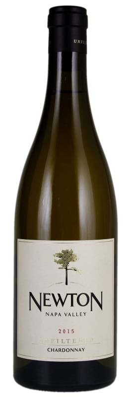 Newton Unfiltered Chardonnay 2015 Front Bottle Shot