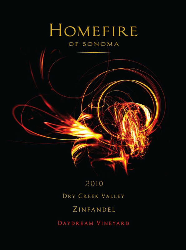Homefire of Sonoma Daydream Vineyard Zinfandel 2010 Front Label