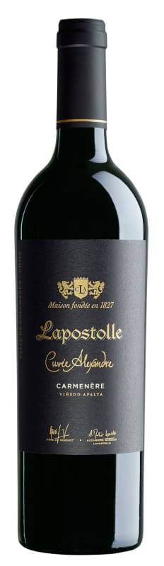 Lapostolle Cuvee Alexandre Carmenere 2015 Front Bottle Shot