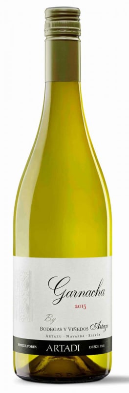Artazu Navarra Garnacha Blanca 2015 Front Bottle Shot