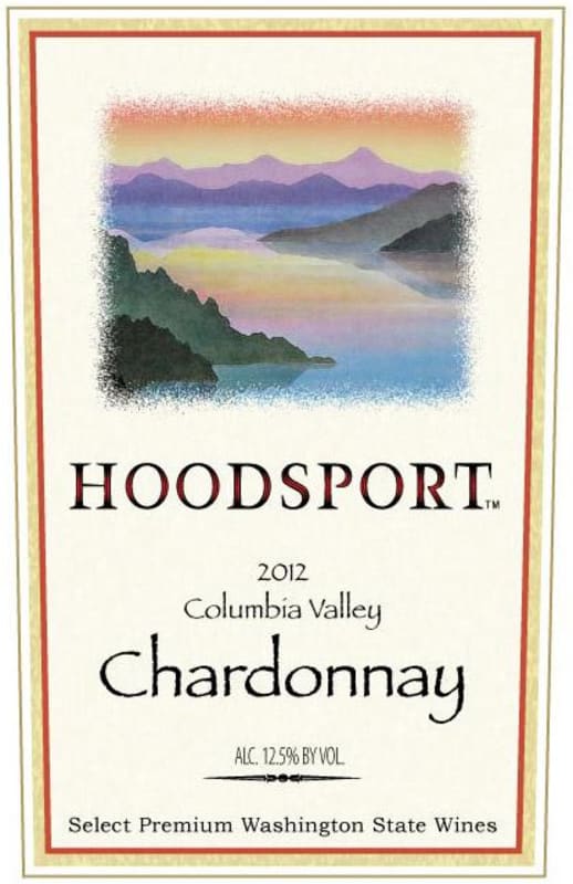 Hoodsport Winery Chardonnay 2012 Front Label