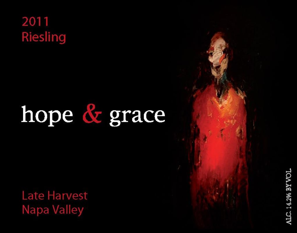 Hope & Grace Wines Late Harvest Riesling 2011 Front Label