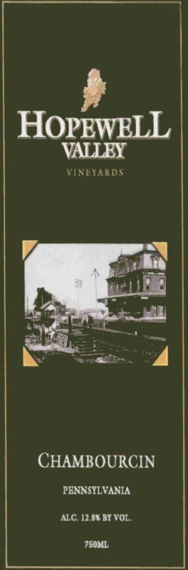 Hopewell Valley Vineyards Chambourcin 2008 Front Label