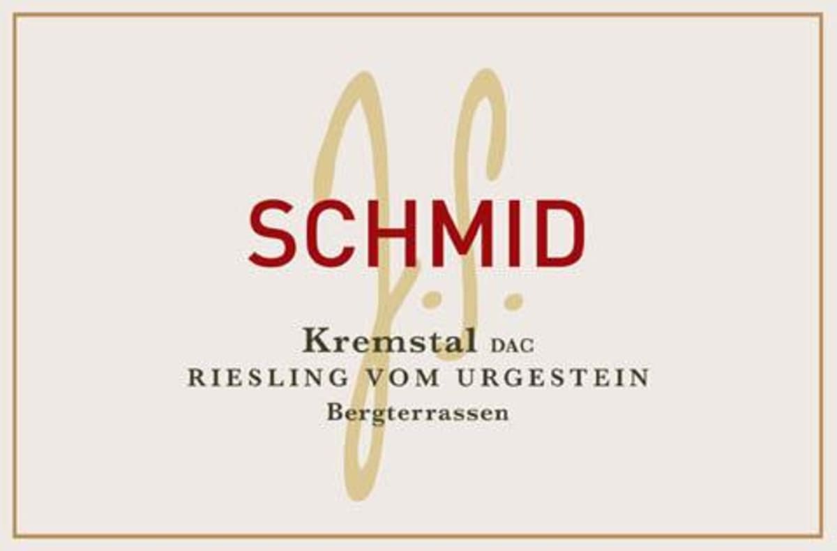 Weingut Josef Schmid Bergterrassen Vom Urgestein Riesling 2009 Front Label