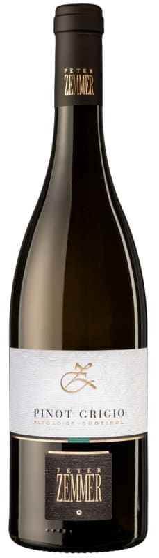 Peter Zemmer Pinot Grigio 2017 Front Bottle Shot